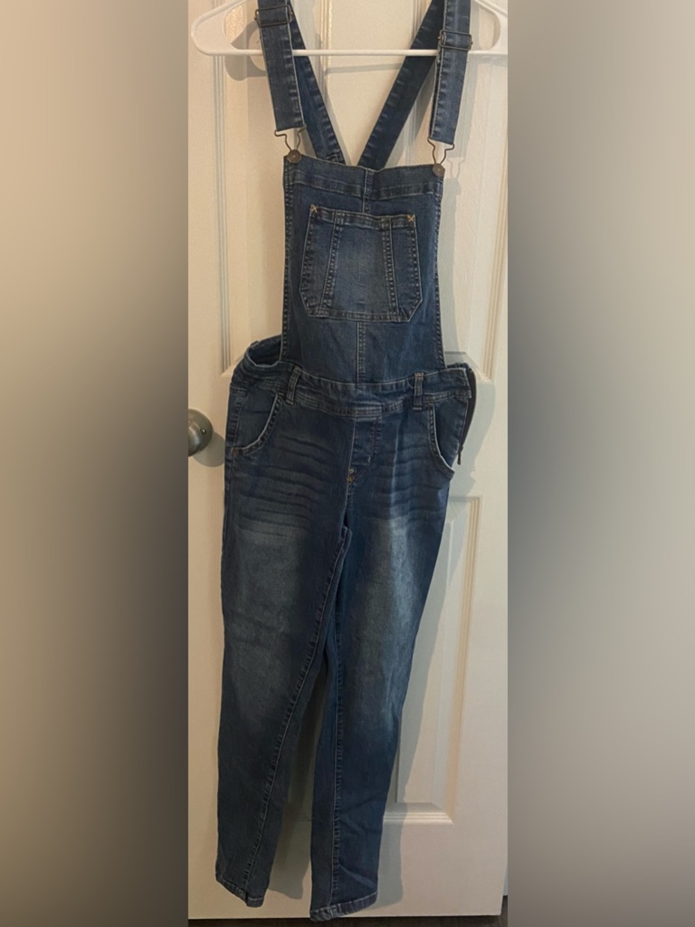Wildflower Denim Overalls - Classic Blue